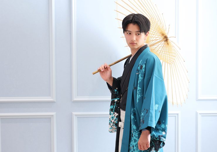男性袴撮影